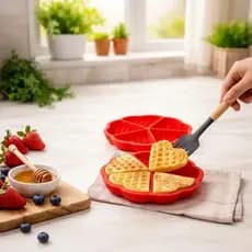Forma de Silicone Waffle 5 divisórias / Sortido