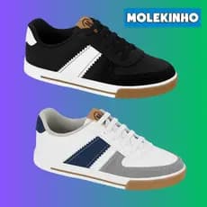 Sapatenis Infantil Molekinho Calce Facil Casual Para Meninos | Lançamento! | Original Molekinho!