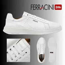 Sapatênis Masculino Ferracini Couro Legítimo Original 24 horas Conforto 9312.678