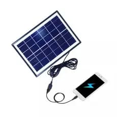 Mini Placa Painel Solar Com USB 6w/6v Carregador De Celular E Outros