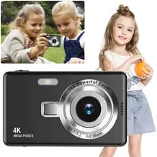 4K CCD Câmera Digital Mini Retro Viagem Selfie De 44MP HD 1080p Tem De Estudante Retrô HD Estilo zoom 16X