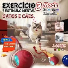 Brinquedos Inteligentes Para Gatos Em 3 Cores , Bola Automática , Treinar Cães , Rotação De 360 Graus , Brilhante