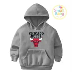 Blusa Moletom Infantl /Juvenil Unissex Times de Basquete USA Chicago Bulls