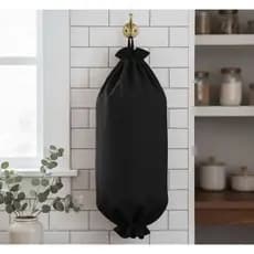 Puxa Saco Grande em Tecido Oxford Reforçado Porta Sacolas Plásticas Organizador de Cozinha