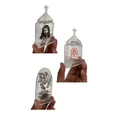 Troféus Religiosos em Acrílico 5mm : São jorge, maria, jesus, cruz