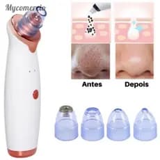 Removedor Cravos e Espinhas Extrator de Cravos Sucção a Vácuo Aparelho Recarregável Sugador Remove Acne