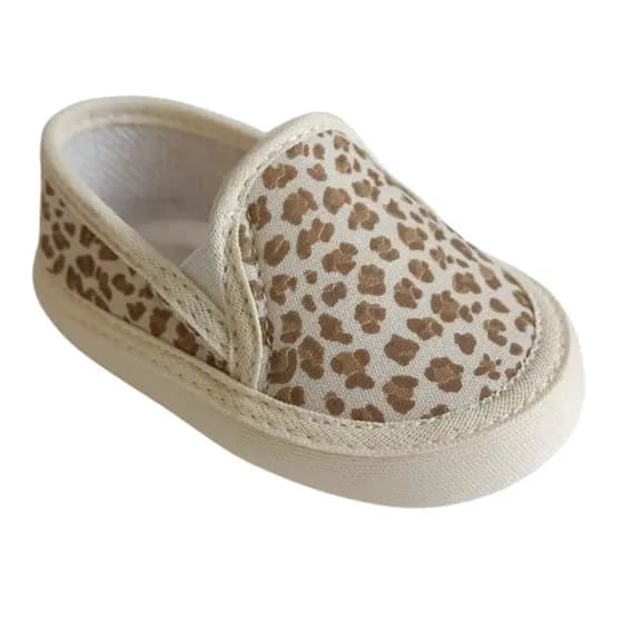Slip On Para Bebê Oncinha Fofo e Confortável