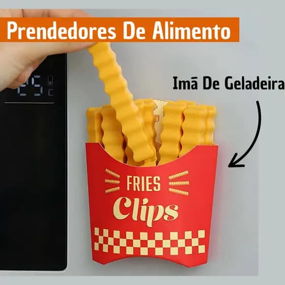 12 pregadores Seladoras Batatas Fritas À Prova De Umidade 12 Clipes De Vedação De Conservação Fresca Ímã