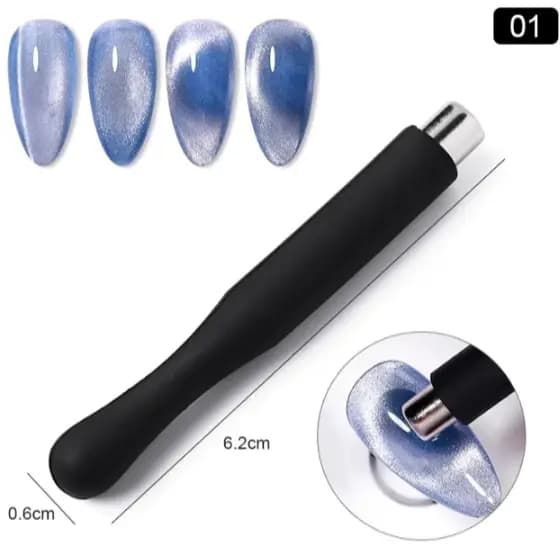 Imã Esmalte Magnético para Unhas Cat Eyes Efeito 3D Manicure Dafu 1 / 3/ 6 unidades