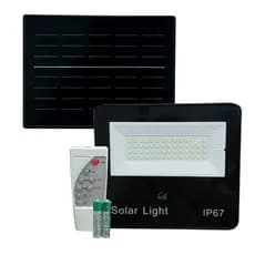 Refletor Solar Led 100w A Prova Dágua Ip67 Com Controle ,Acompanha Pilhas NEW