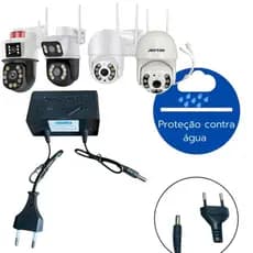 Fonte para Câmera de Segurança e Vigilancia wi-fi 12V 2A varios modelos IT-BLUE JORTAN LOF LEBOSS IPEGA