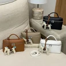 Estilo coreano ins moda bolsa simples estilo ocidental High-End feminino pequeno quadrado saco comércio exterior luz lux