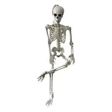 Esqueleto Humano De Plástico para Hallowen e decoração- 1 Unidade