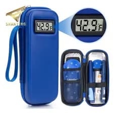 Caixa Refrigeradora de Insulina para Viagem - Grande Capacidade, Maleta Térmica Portátil