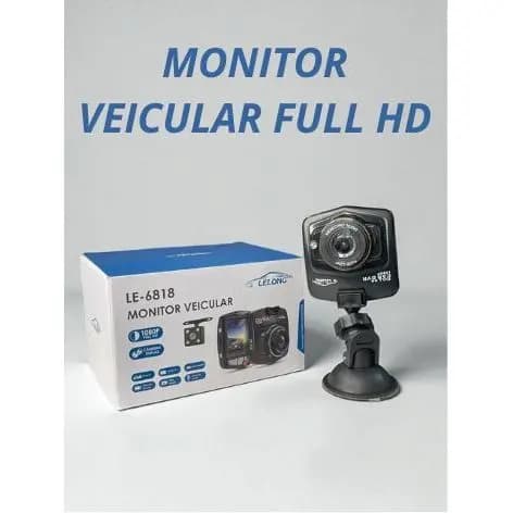 Câmera Veicular Gravação Full Hd 1080p 2.2inch+camera De Ré LE-6818