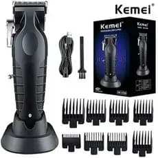 Kemei 2296 Aparador De Cabelo Profissional Fade Men Sem Fio Potente Máquina De Corte Recarregável 7500rpm 2500mah