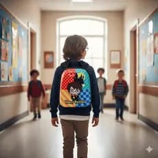 Mochila Infantil Harry Potter Tamanho P - Multicolorido