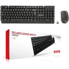 KIT TECLADO E MOUSE SEM/FIO C3PLUS K-W11V2