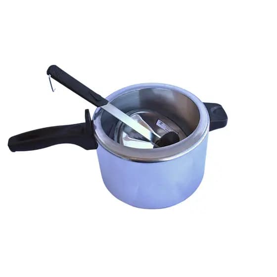 Panela de Pressao em Alumínio Resistente Panela de Pressão 7,0 Litros Polida Fechamento Interno