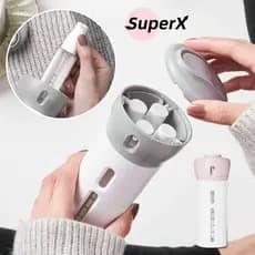 Kit Viagem 4 em 1 Porta Shampoo e Condicionador – Frascos Recarregáveis e Compactos para Viagem