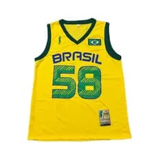 Regata Camiseta Masculina Brasil Amarelo