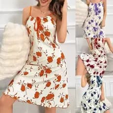 Conjunto casual e sensual de duas peças para mulheres: camisola de manga curta com renda canelada e shorts para uso domé