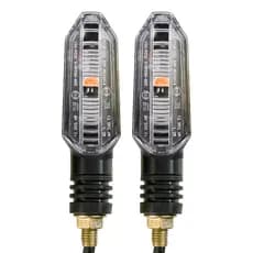 Kit 4 ou 2 Piscas Para Motos Universal / Fan 125 150 / CB300 / Xre 300 / Bros 150 160 Parafuso