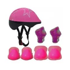Capacete De Patins Criança serviu Ate 8 Anos Kit De Proteção Infantil Para Patinete e Skate Promoção