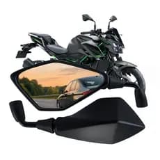 Par Retrovisor Kawasaki Z400 Haste Curta Rebaixada Lente Convexa Honda ENVIO IMEDIATO