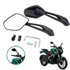 Par Retrovisor Bajaj Dominar 400 De Alúminio Lente Convexa Titan Fz Rosca Universal ENVIO IMEDIATO