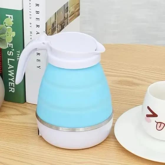 Chaleira dobrável para casa de viagem 110v Chaleira elétrica portátil automática--2185