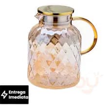 Jarra Nards C/Tampa 1,8L Vidro Suco Luxo Elegante PRONTA ENTRGA