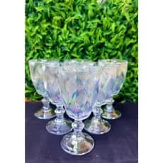 Jogo 6 Taças Furtacor Vidro 340ml Luxo Festa Presente Branco