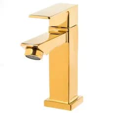 Torneira de Banheiro Lavabo cuba Preta Prata Luxo Metal Cromada Moderna  Cuba 1/2