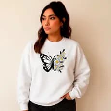 Moleton Feminino Moletom Gola Careca Casaco Feminino Blusão Feminino Blusa De Frio