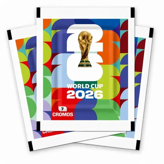 Lote 21 Cards selecao 2026- 3 pacotes com 7 lacrados com NF Gazin