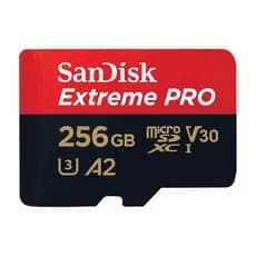 Cartao de Memoria Sandisk Extreme PRO 256GB Micro SD Sdxc Uhs-i U3 Action CAM C/ Adaptador