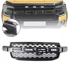 Grade Frontal Nova Ford Ranger 2024 Preto Modelo Raptor