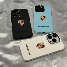 Capa Anti-Impacto De Silicone logo Para iPhone 13 11 12 14 15 16 17 Pro MAX X XR XS Plus
