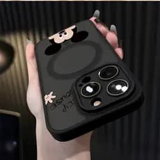 Capinha capa Magsafe Magnéticaproteção da câmera à prova de choque Ini dia Mickey Mouse para IPHONE12 13 14 15 Pro Max