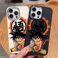 Dragon Ball TPU anti-impacto Capinha Capa Para IPHONE 13 11 15 14 12 16 17 PRO MAX AIR X XR XS MAX plating metálico