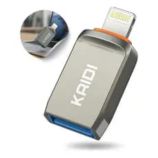 Adaptador Conector iPhone iOS OTG USB 3.0 Marcho Kaidi Transferência de Dados
