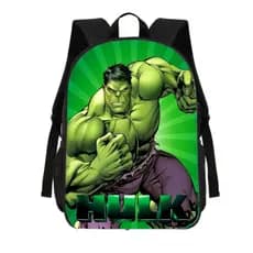 Mochila Lancheira Estojo Herói Verde Incrível Força