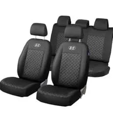 Capa Universal Para Banco De Carro Tecido Grosso Hyundai HB20 Preta