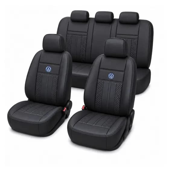 Capas Para Bancos 100% Couro Linha Premium Diamantada Modelos Volkswagen Space Cross SpaceFox T-Cross