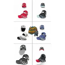 Boné aba curva Dugrau motociclista regulável Unissex Strapback
