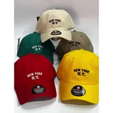 Boné chapeu Ny New York Retro Basebol Aba Curva Masculino e Feminino Regulagem Fitão