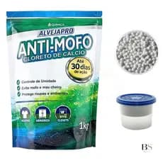 Cloreto De Cálcio Premium Refil Anti Mofo Bolinhas Evita Mau Cheiro E Umidade No Quarto E Closet