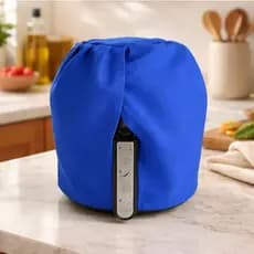 Capa protetora para airfryer Azul eletrodoméstico de cozinha