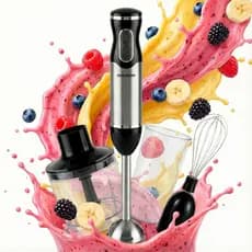 Kit Mixer Novoon 3 em 1 Completo – Mixer, Processador e Batedor 127V/220V